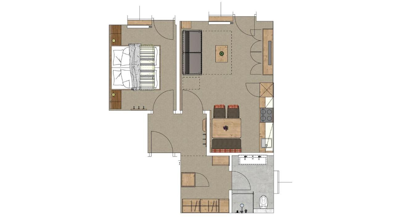 Apartments & Garni Alpenrose اوبرتاورن المظهر الخارجي الصورة